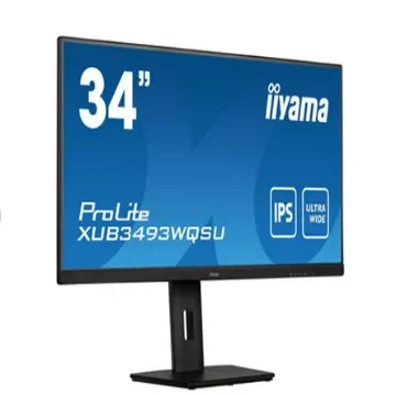 iiyama PROLITE XUB3493WQSU-B5 34in LED Monitor, 3440 x 1440 product image