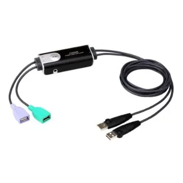 Aten 5 Port Dual Monitor USB USB KVM Switch, 3.5 mm Jack - CS62KM product image