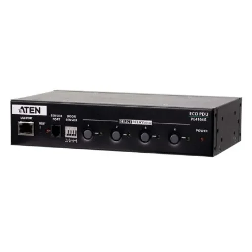 Aten IEC C14 4 Gang Power Distribution Unit, 3m Cable, 10A, 100 - 240 V - PE4104G product image