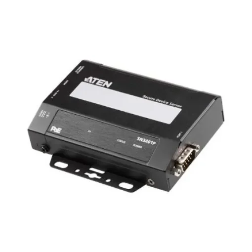 Aten Device server, 2 Ethernet Port, 2 Serial Port, RS232, RS422, RS485 Interface, 921.6kbps Baud Rate - SN3401P product image