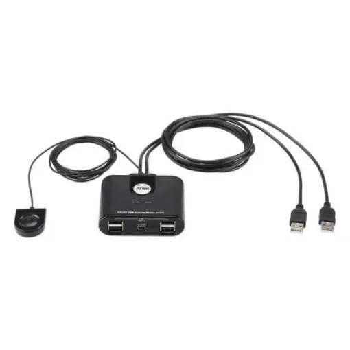 Aten Dual Monitor USB 2.0 Docking Station with USB - 2 x USB ports, USB A - US224 product image