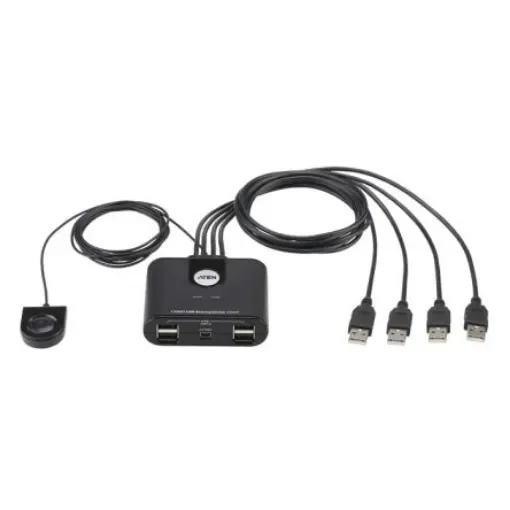 Aten 4 USB 2.0 Docking Station with USB - 4 x USB ports, USB A - US424 product image