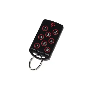 RF SolutionsFOBBER-4T8 8 Button Remote Control Fob, 433.92MHz product image