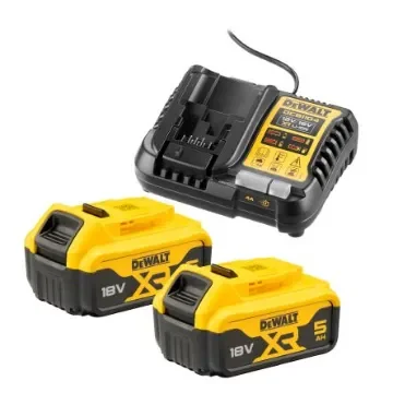 DeWALT DCB1104P2-QW 5Ah 18V Battery & Charger, For Use With DEWALT XR product image