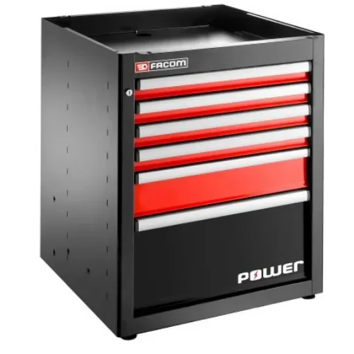 Facom 6 Drawer Epoxy Coated Metal Tool Cabinet - JLS3-MBSPOWER product image