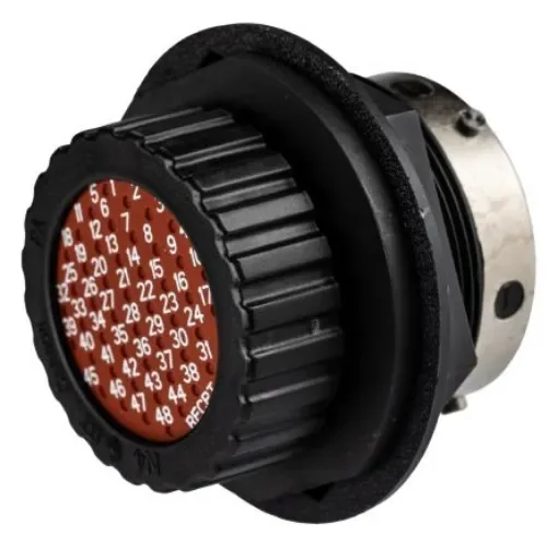 ITT Cannon Circular Connector, 48 Contacts, Panel Mount, Socket, Male, IP67, Trident Neptune Series - TN7S24-0048P1L / 192900-0437 product image