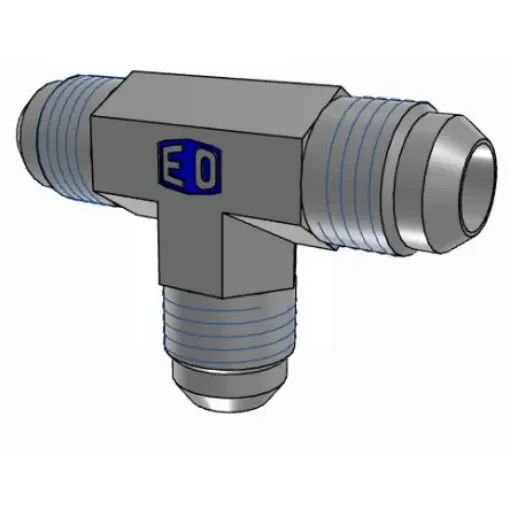 Parker Tee Male 37° JIC Flare to Male 37° JIC Flare, 10JMTXS product image