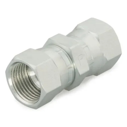Parker Straight Female 37° JIC Flare Swivel to Female 37° JIC Flare Swivel, 12 HX6-S product image