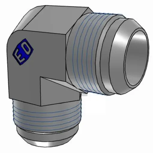 Parker Hydraulic Elbow Compression Tube Fitting UNF 1 5/16-12 Male to UNF 1 5/16-12 Male, 16EMTXS product image