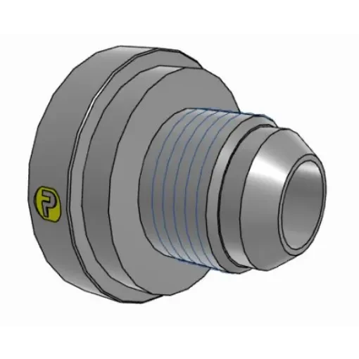 Parker Hydraulic Straight Threaded Reducer UNF 1 5/8-12 Female to UNF 7/8-14 Male, 20-10TRTXS product image