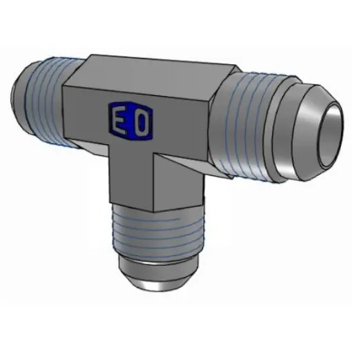 Parker Hydraulic Union Tee Compression Tube Fitting UNF 1 5/8-12 Male to UNF 1 5/8-12 Male, 20JMTXS product image