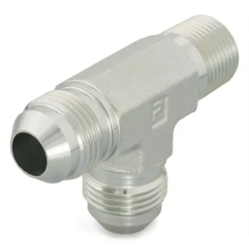 Parker Tee Male 37° JIC Flare to Male NPT/NPTF, 6 RTX-S product image