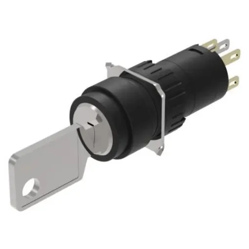 EAO IP65 Key Switch, 1 NC / 1 NO, 5A 2-Way - 51-235.022D product image