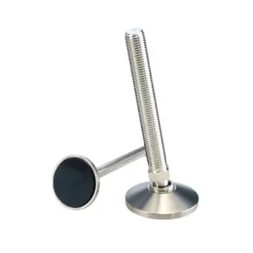 Nu-Tech Engineering M24 100mm Dia. Stainless Steel Levelling Adjustable Foot, 2500kg Static Load Capacity 10° Tilt Angle - A087/018 product image