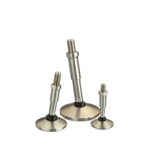 Nu-Tech Engineering M12 55mm Dia. Stainless Steel Levelling Adjustable Foot, 750kg Static Load Capacity 10° Tilt Angle - A089/001 product image