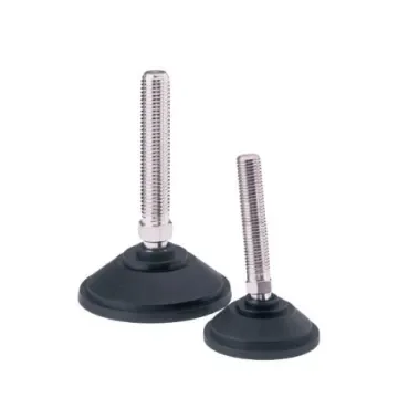 Nu-Tech Engineering M16 100mm Dia. Stainless Steel Levelling Adjustable Foot, 2000kg Static Load Capacity 10° Tilt Angle - A095/013 product image