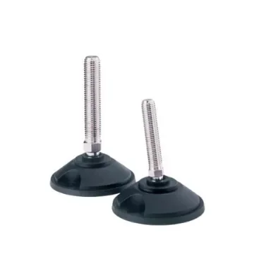 Nu-Tech Engineering M20 100mm Dia. Steel Levelling Adjustable Foot, 2000kg Static Load Capacity 10° Tilt Angle - A190/003 product image