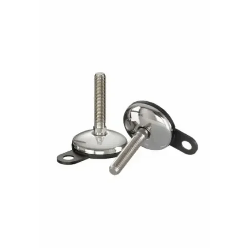 Nu-Tech Engineering M16 75mm Dia. Stainless Steel Electronics Adjustable Foot, 750kg Static Load Capacity 3.5° Tilt - A205/003 product image