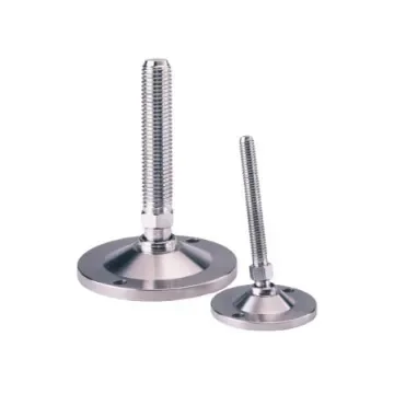 Nu-Tech Engineering M12 60mm Dia. Steel Levelling Adjustable Foot, 1250kg Static Load Capacity 10° Tilt Angle - A210/006 product image