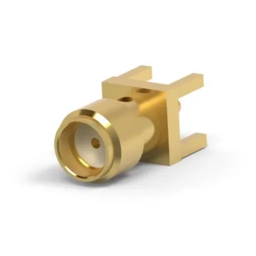 TE Connectivity 1053354 Series, Jack Board Mount Coaxial PCB Connector, Solder, Through Hole Termination, Vertical Body - 1053354-1 product image