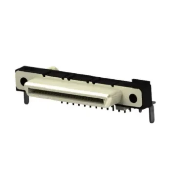 TE Connectivity, 6658751 0.8mm Pitch Connector Backplane Connector, Receptacle, Right Angle, 4 Row, 50 Way, 6658751 - 6658751-1 product image