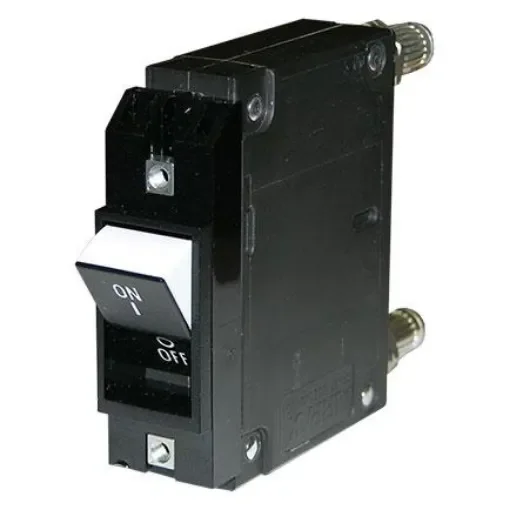 Sensata Airpax Airpax Thermal Circuit Breaker - IELHK11 2 Pole Panel Mount, 50A Current Rating - IELHK11-1-61-50.0-A-01-V product image