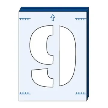 Spectrum Industrial 1 Piece Polyester Stencil Letters - 9414 product image