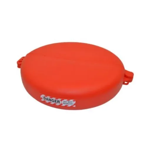 Spectrum Industrial Orange 3-Lock Polyurethane Gate Valve Lockout - LOK004 product image