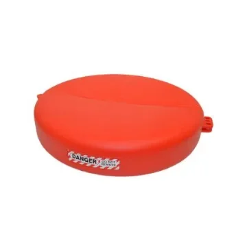 Spectrum Industrial Orange 3-Lock Polyurethane Gate Valve Lockout - LOK005 product image