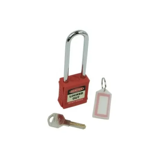 Spectrum Industrial Red 1-Lock Nylon Safety Lockout, 6mm Shackle - LOK197-L product image