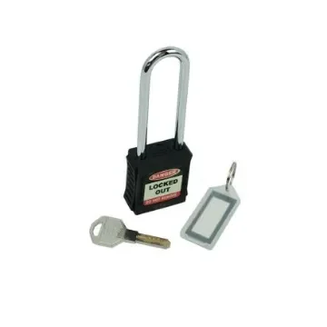 Spectrum Industrial Black 1-Lock Nylon Safety Lockout, 6mm Shackle - LOK202-L product image