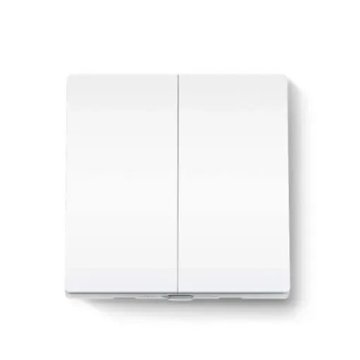 TP-Link White Smart Light Switch, 1 Way, 2 Gang, Tapo S220 product image