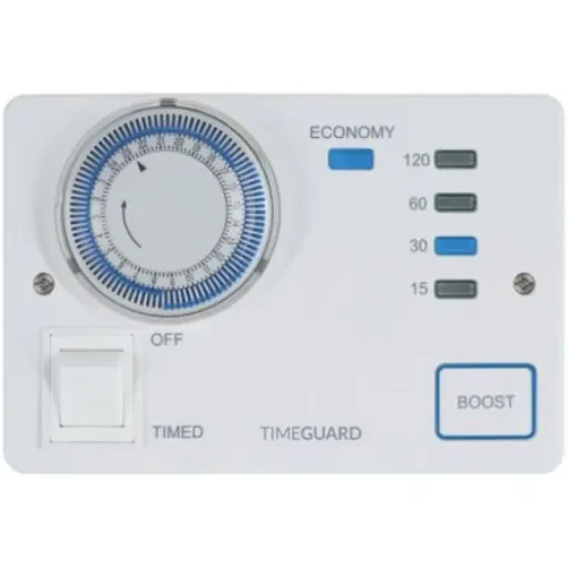 Timeguard White Architrave Switch, 2 Way, 1 Gang, Programastat Plus - ZV210N product image