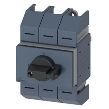Siemens 3 Pole DIN Rail Switch Disconnector - 63A Maximum Current, 15kW Power Rating, IP10 - 3KD0332-2LG20-3 product image