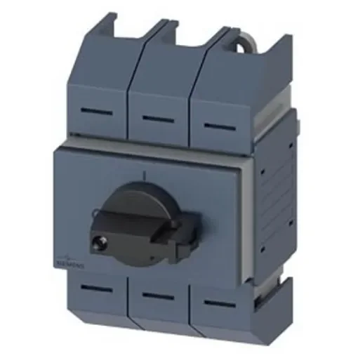Siemens 3 Pole DIN Rail Switch Disconnector - 63A Maximum Current, 15kW Power Rating, IP10 - 3KD0332-2LG20-3 product image