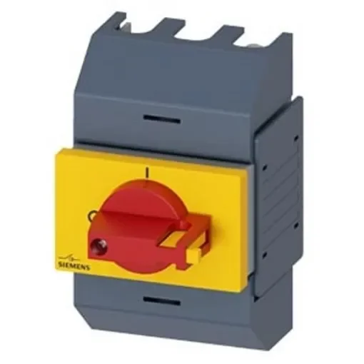 Siemens 3 Pole DIN Rail Switch Disconnector - 63A Maximum Current, IP10 - 3KD0333-2KG20-3 product image