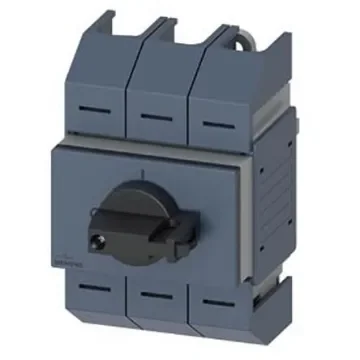 Siemens 3 Pole DIN Rail Switch Disconnector - 80A Maximum Current, 18.5kW Power Rating, IP10 - 3KD0432-2LG20-3 product image