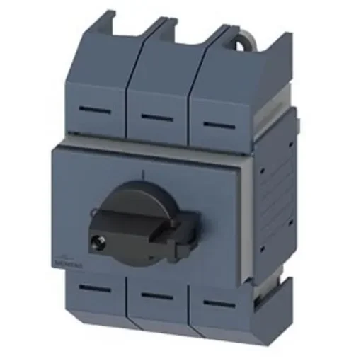 Siemens 3 Pole DIN Rail Switch Disconnector - 80A Maximum Current, 18.5kW Power Rating, IP10 - 3KD0432-2LG20-3 product image