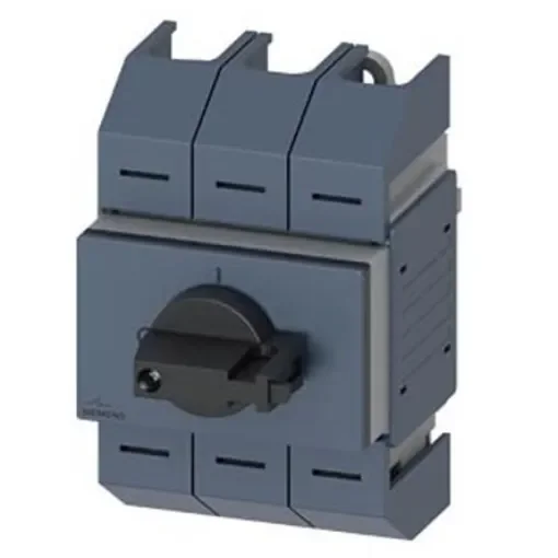 Siemens 3 Pole DIN Rail Switch Disconnector - 100A Maximum Current, 22kW Power Rating, IP10 - 3KD0532-2LG20-3 product image