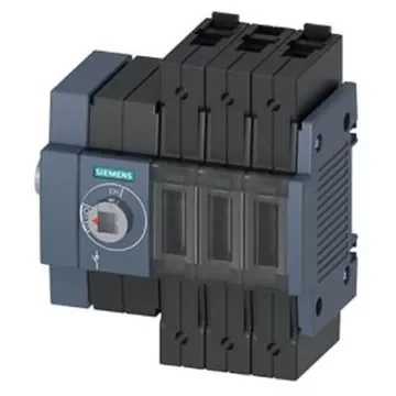 Siemens 3 Pole DIN Rail Switch Disconnector - 16A Maximum Current, 7.5kW Power Rating, IP20 - 3KD1634-2ME10-0 product image