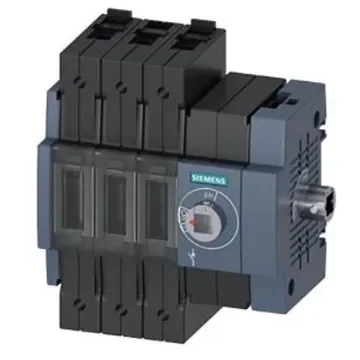 Siemens 3 Pole DIN Rail Switch Disconnector - 16A Maximum Current, 7.5kW Power Rating, IP20 - 3KD1634-2ME40-0 product image