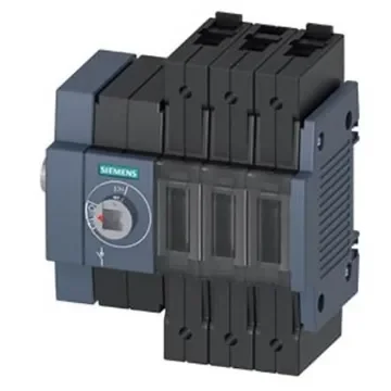 Siemens 3 Pole DIN Rail Switch Disconnector - 32A Maximum Current, 18.5kW Power Rating, IP20 - 3KD2234-2ME10-0 product image