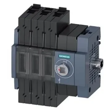 Siemens 3 Pole DIN Rail Switch Disconnector - 63A Maximum Current, 37kW Power Rating, IP20 - 3KD2634-2ME40-0 product image