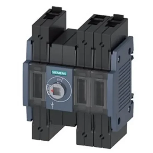 Siemens 3 Pole DIN Rail Switch Disconnector - 80A Maximum Current, 55kW Power Rating, IP20 - 3KD2830-2ME20-0 product image