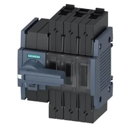 Siemens 3 Pole DIN Rail Switch Disconnector - 80A Maximum Current, 55kW Power Rating, IP20 - 3KD2832-2ME10-0 product image