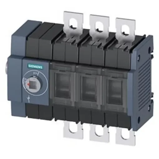 Siemens 3 Pole DIN Rail Switch Disconnector - 80A Maximum Current, 55kW Power Rating, IP00, IP20 - 3KD2834-0NE10-0 product image