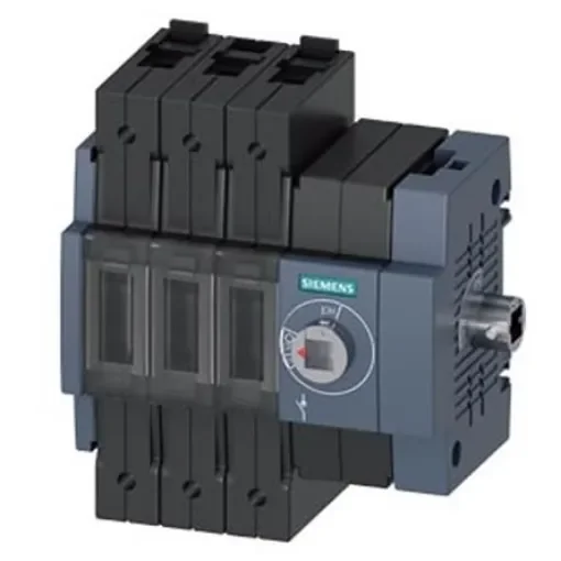 Siemens 3 Pole DIN Rail Switch Disconnector - 80A Maximum Current, 55kW Power Rating, IP20 - 3KD2834-2ME40-0 product image