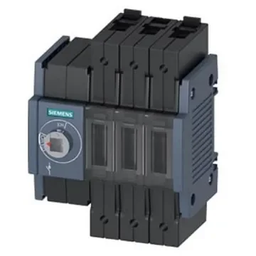Siemens 3 Pole DIN Rail Switch Disconnector - 100A Maximum Current, 55kW Power Rating, IP20 - 3KD3030-2ME10-0 product image
