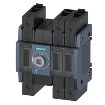 Siemens 3 Pole DIN Rail Switch Disconnector - 100A Maximum Current, 55kW Power Rating, IP20 - 3KD3030-2ME20-0 product image