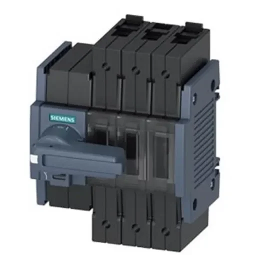Siemens 3 Pole DIN Rail Switch Disconnector - 100A Maximum Current, 55kW Power Rating, IP20 - 3KD3032-2ME10-0 product image
